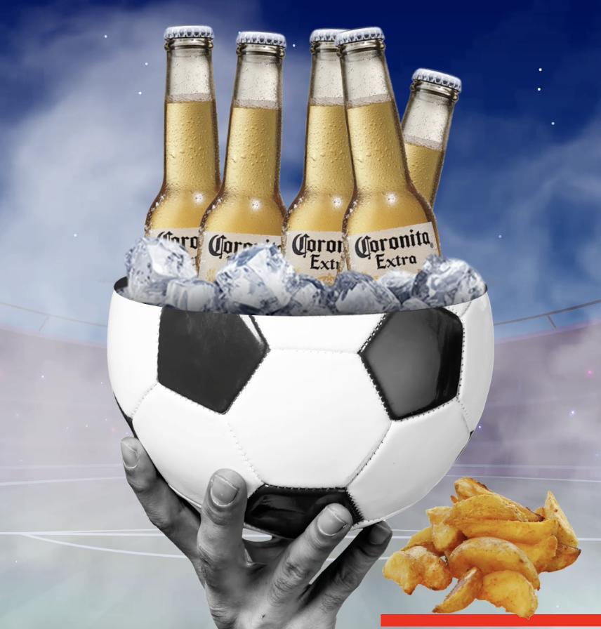 promocion cervezas y futbol hungrys